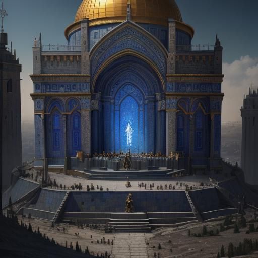 Sermon on the Mount: Detailed Matte Painting