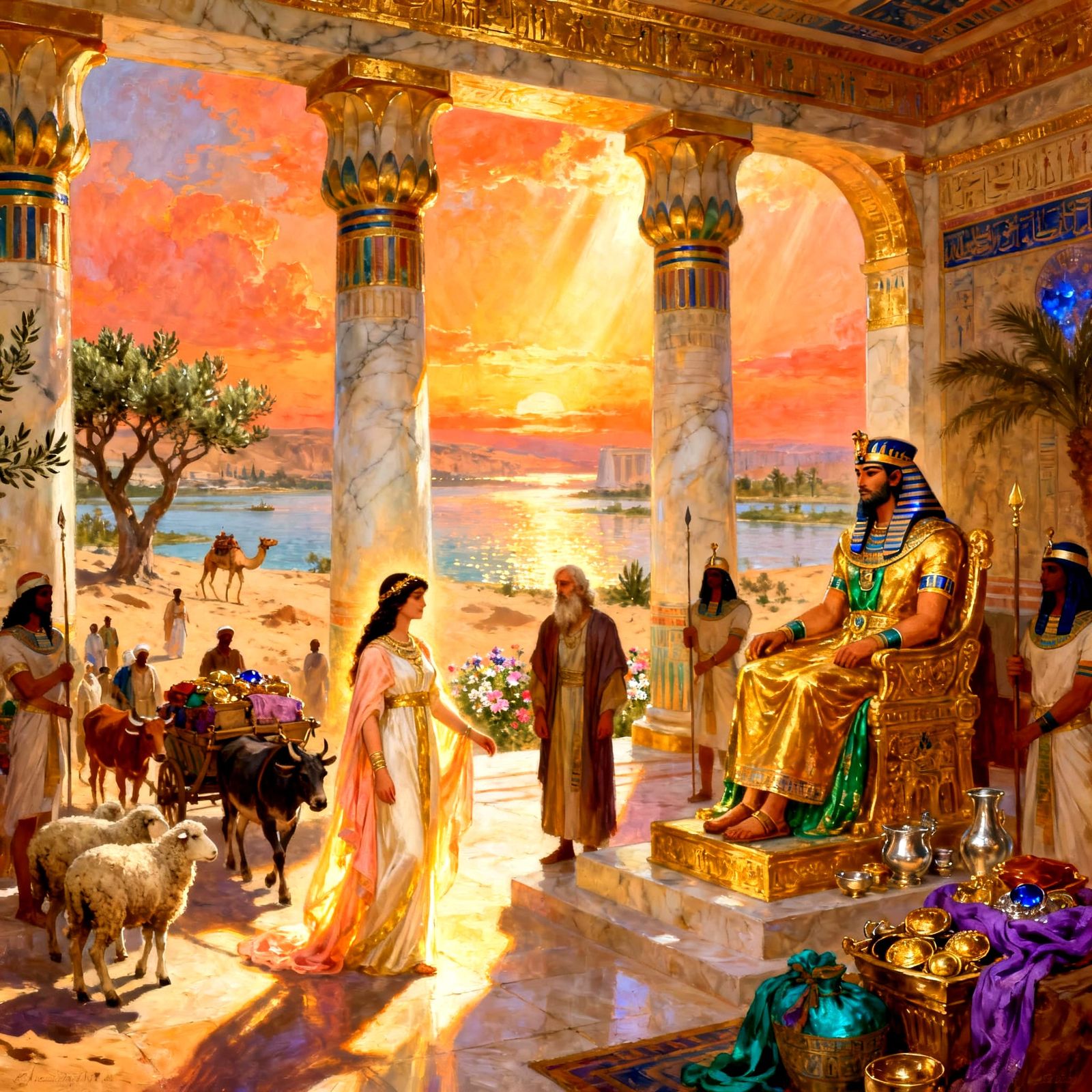 "Sarai Taken Into Pharaoh’s House”