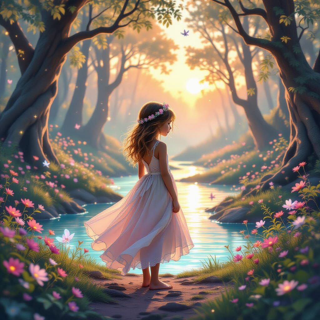 Enchanted Forest: A Hyperrealistic Cinematic Fantasy