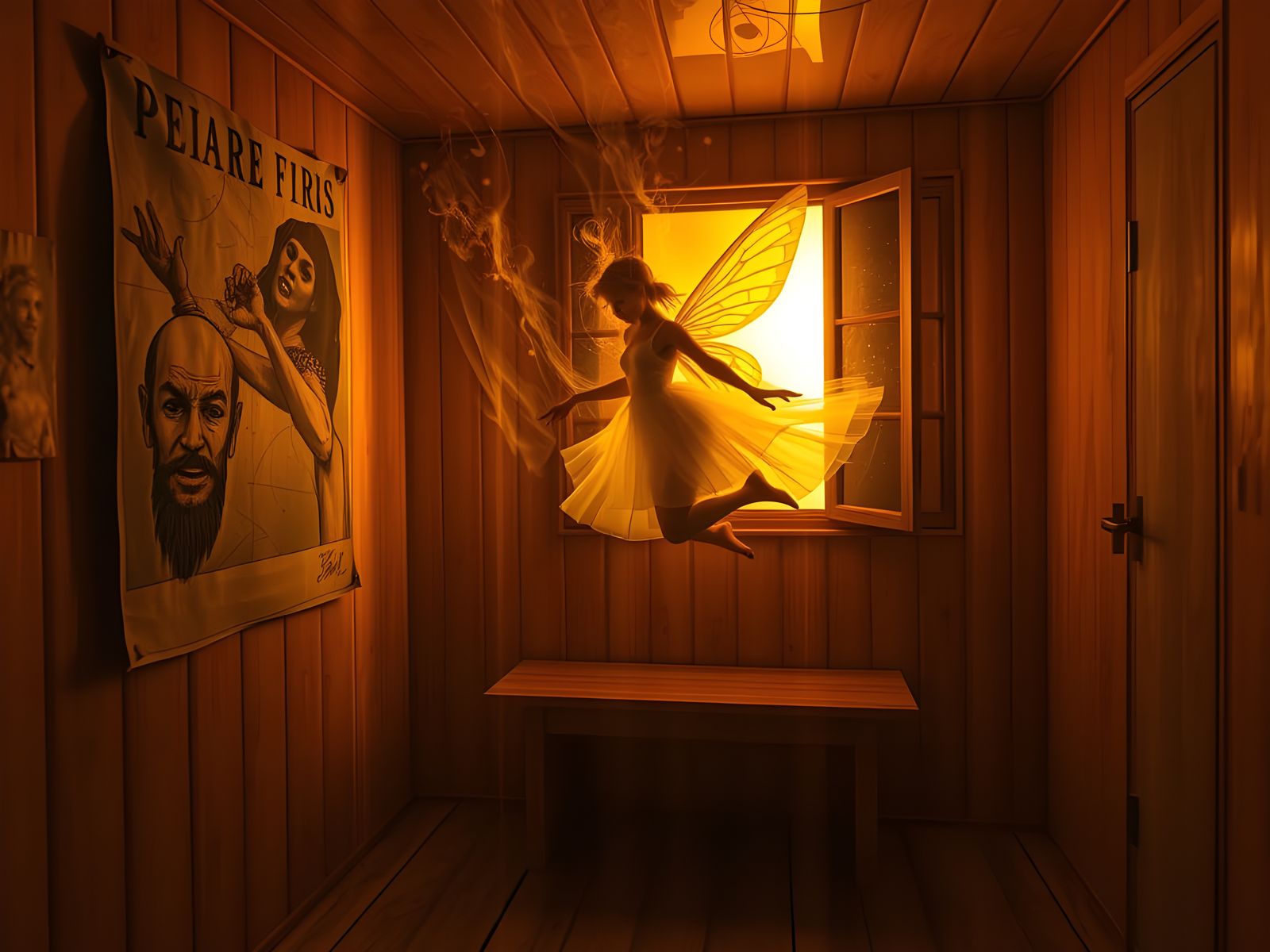 Wonderful surreal sauna