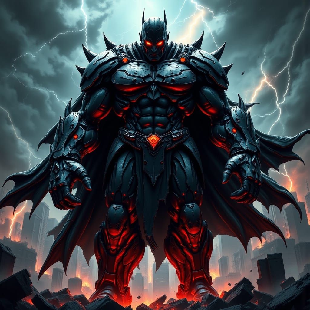 Realistic 3D Render of a Supervillain