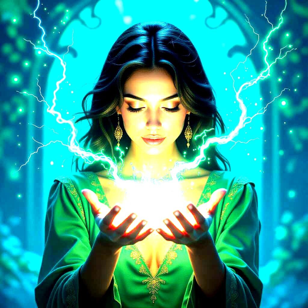 Magical Potion Reveals Secrets in Ethereal Style