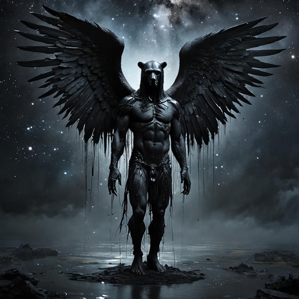 Surreal Thanatos in Dark Fantasy Art Style