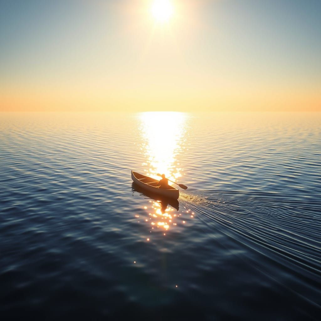 Serenity on a Sunny Lake