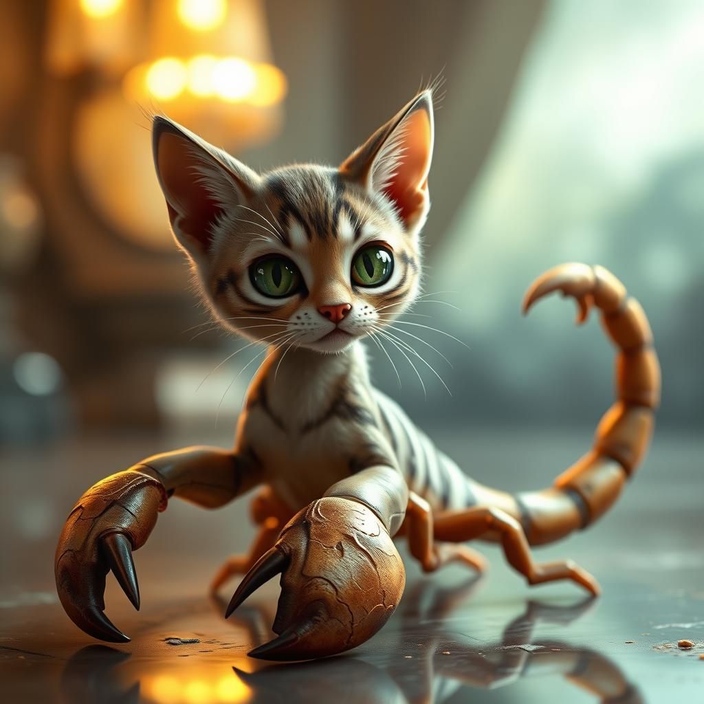 Cute Scary Pet: The Scorpion Cat