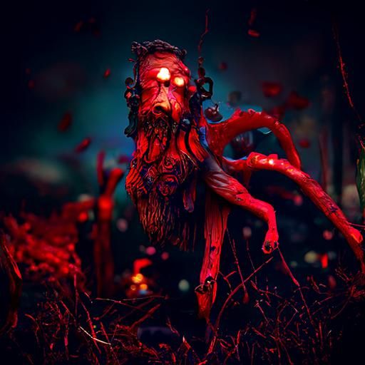 Lovecraftian Horror: Grotesque Being of Unknown Origin