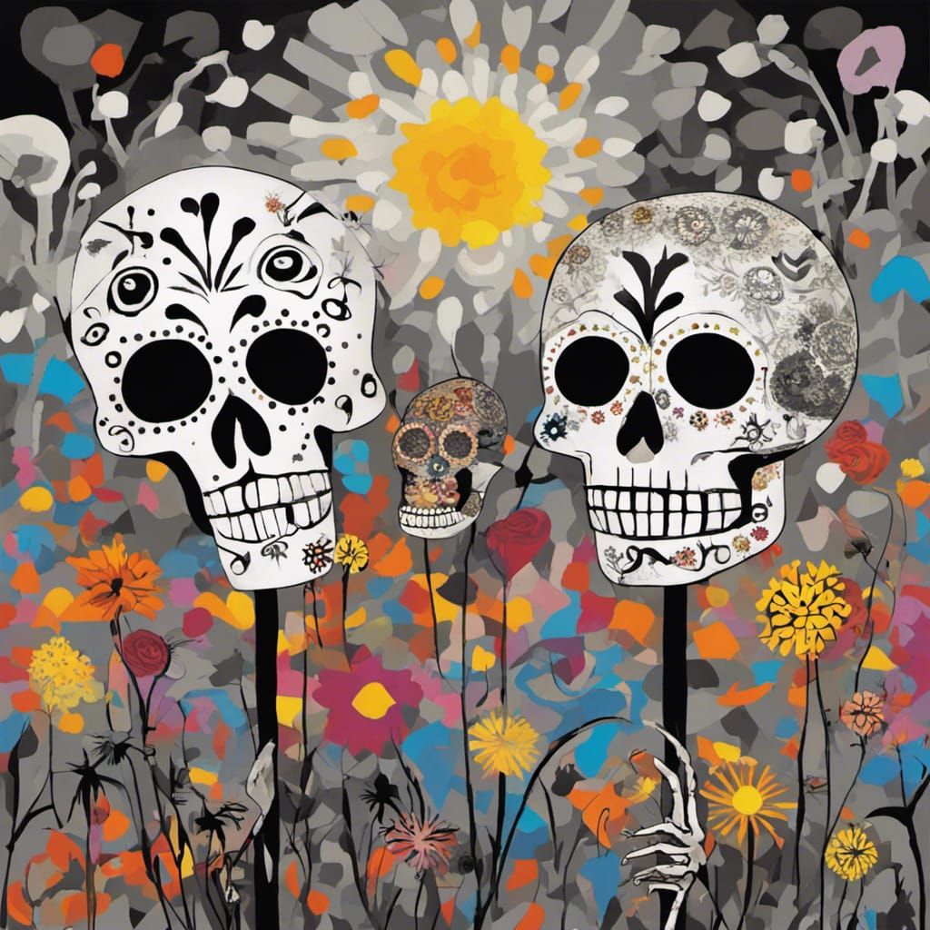 Sugar Skull Dreamscape: Day of the Dead Art