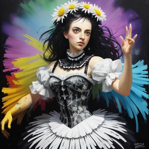 Painted wings fairy