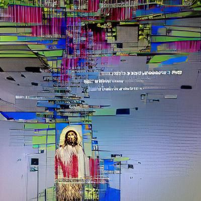 Abstract Composition Generated From Empty Prompt