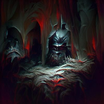 Sinister Dark Lord Awaits in Cave