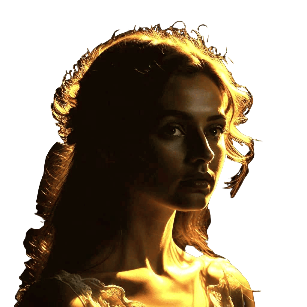 Surreal Nighttime Scene in Dramatic Chiaroscuro