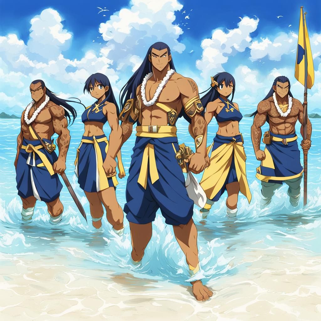Tokelau Islands Personified as Anime Character