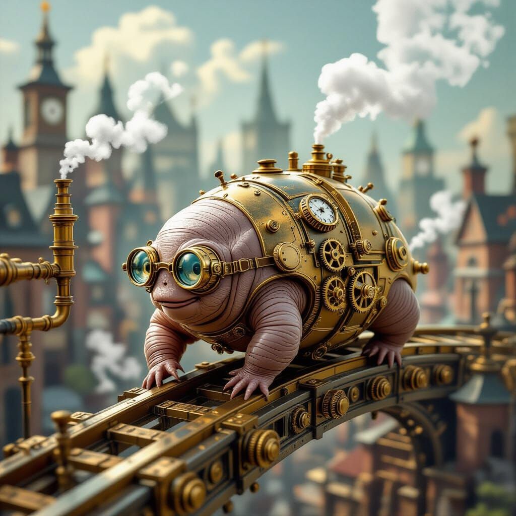 Steampunk Tardigrade Explorer in Clockwork City