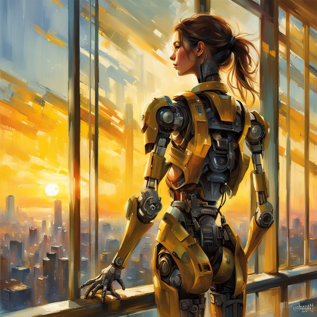 Yellow Robot Girl 2