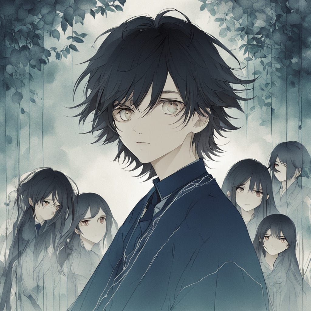 Youthful Innocence in Anime Style