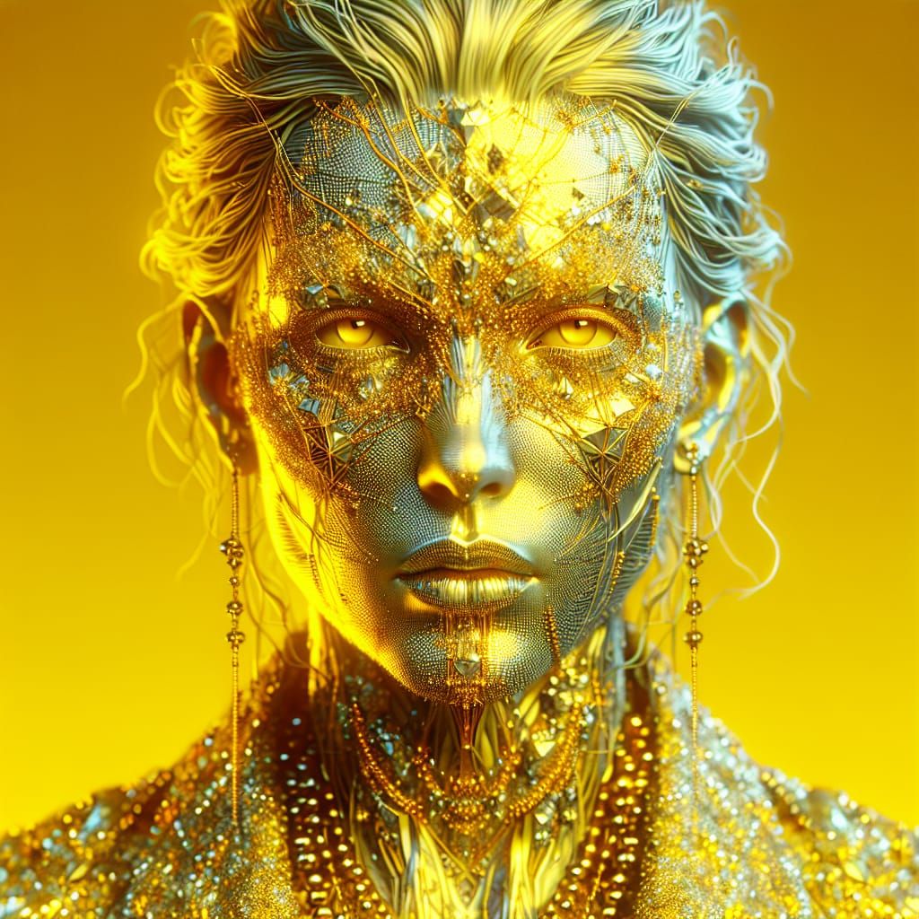 Psychedelic Sacred Scientist Portrait in Unreal Engine