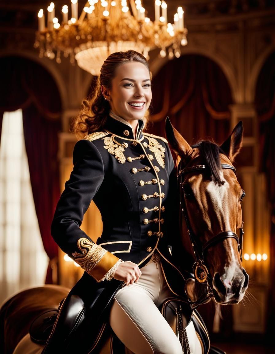 Equestrian Performance in Hyperrealistic Detail