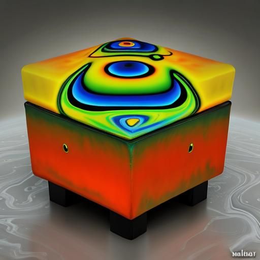 Psychedelic Anvil in Expressionist Abstract Style