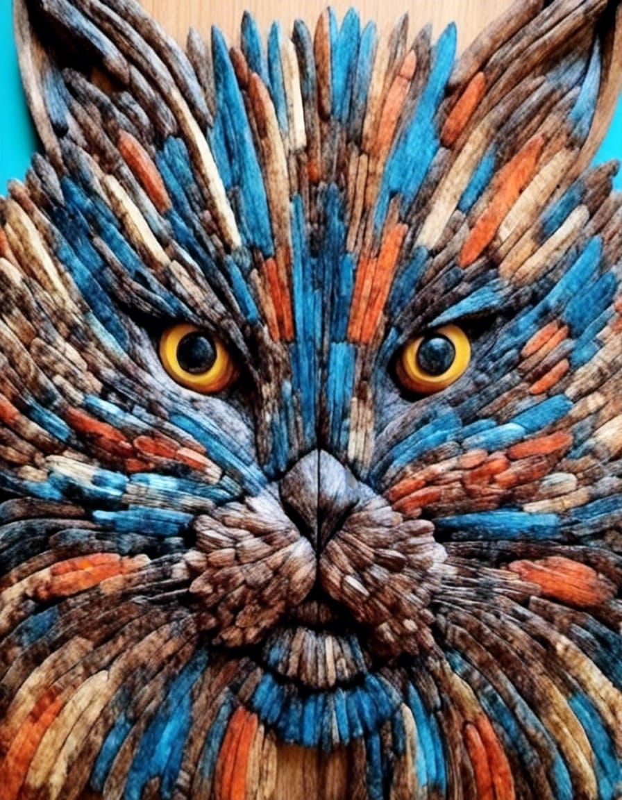 Cat, In Process Of Deconstruction