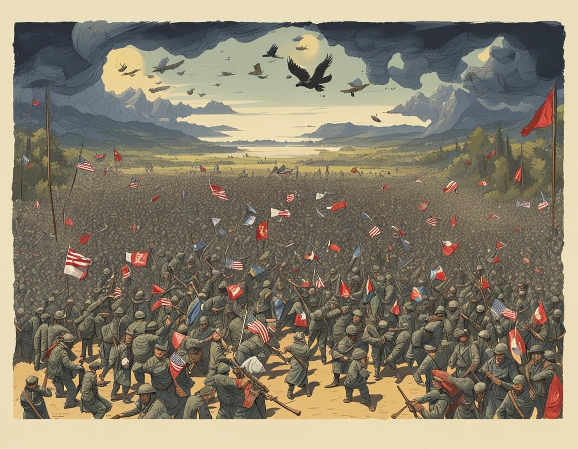 AI Interpretation: Futility of Fighting for Peace