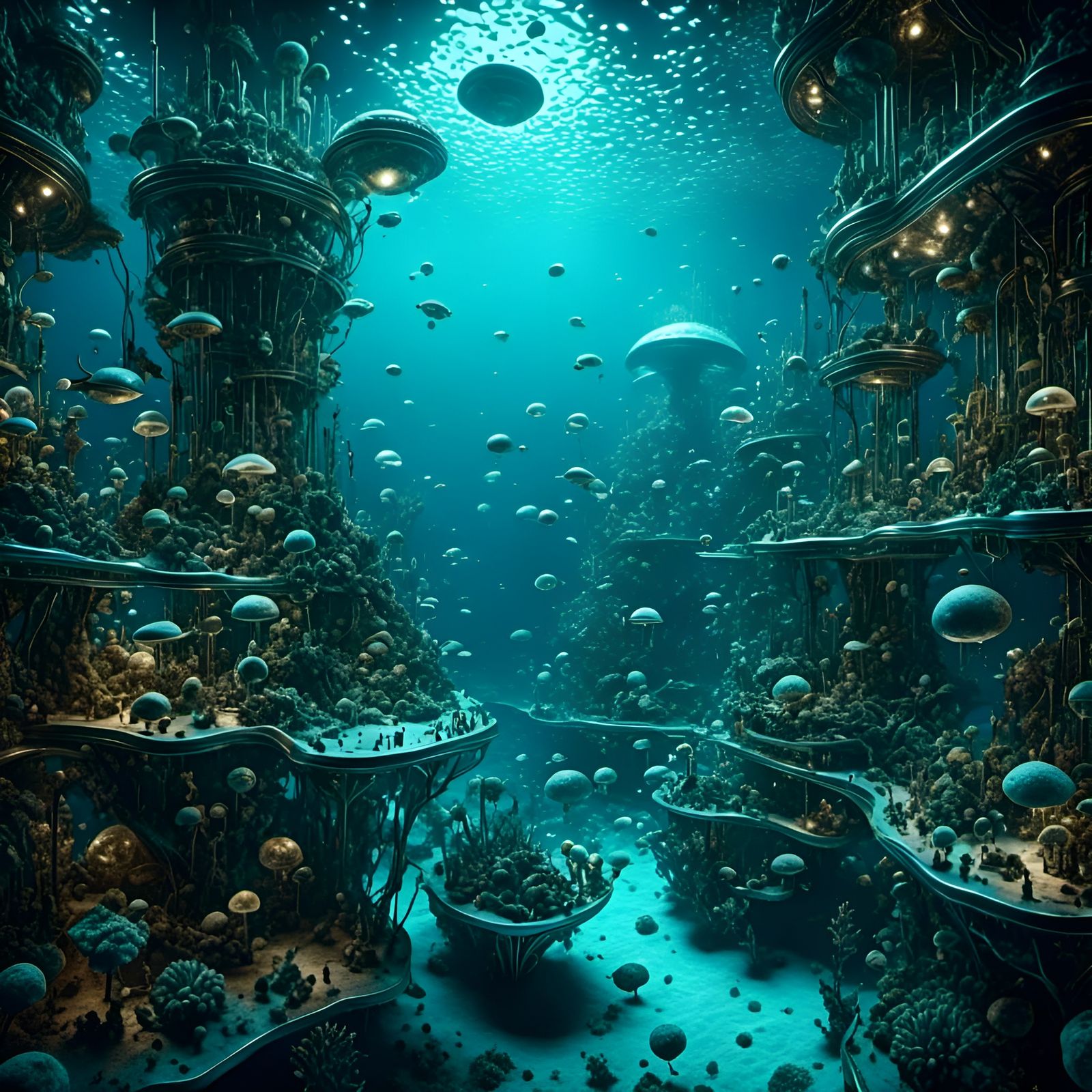 Ocean floors on other planets