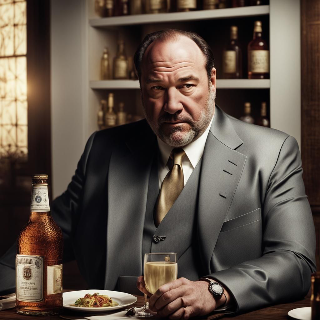 Bada Bing Club Scene in Yoruba Mythology Style