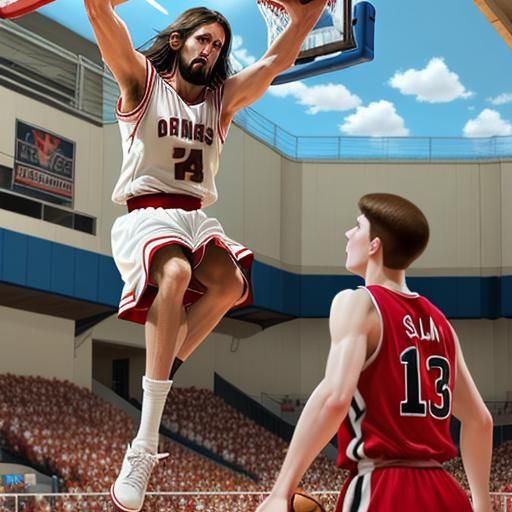 Jesus Christ Slam Dunk: Unexpected Depiction