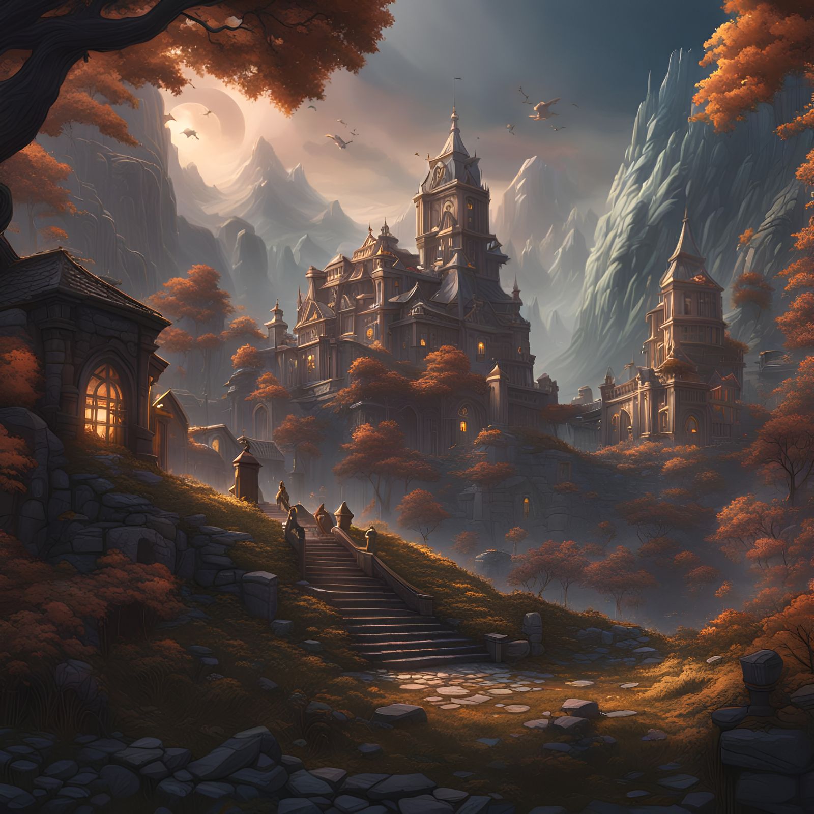 Life Insurance as Detailed Fantasy Art