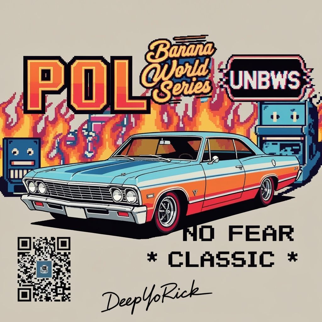 Impala Pixel Art Graffiti in DTM Racing Style