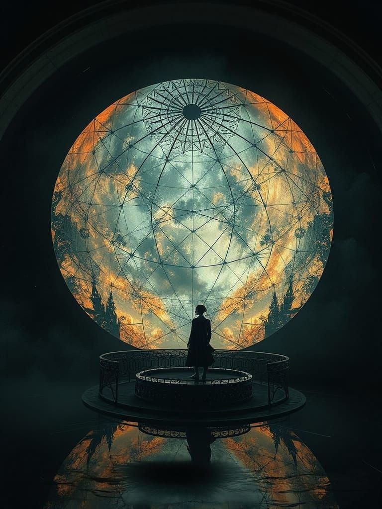 Within a Reflectigraphic Photoimpasto Living Dome, Finally H...