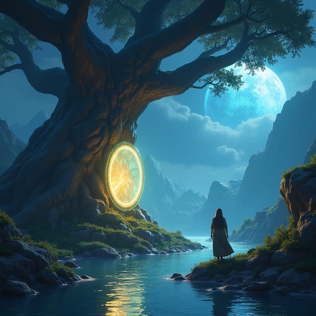 Luminous Crystal Time Capsule Reveals Distant Future