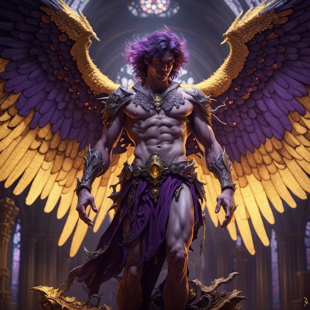 Astaroth Fallen Angel in Dark Fantasy Style