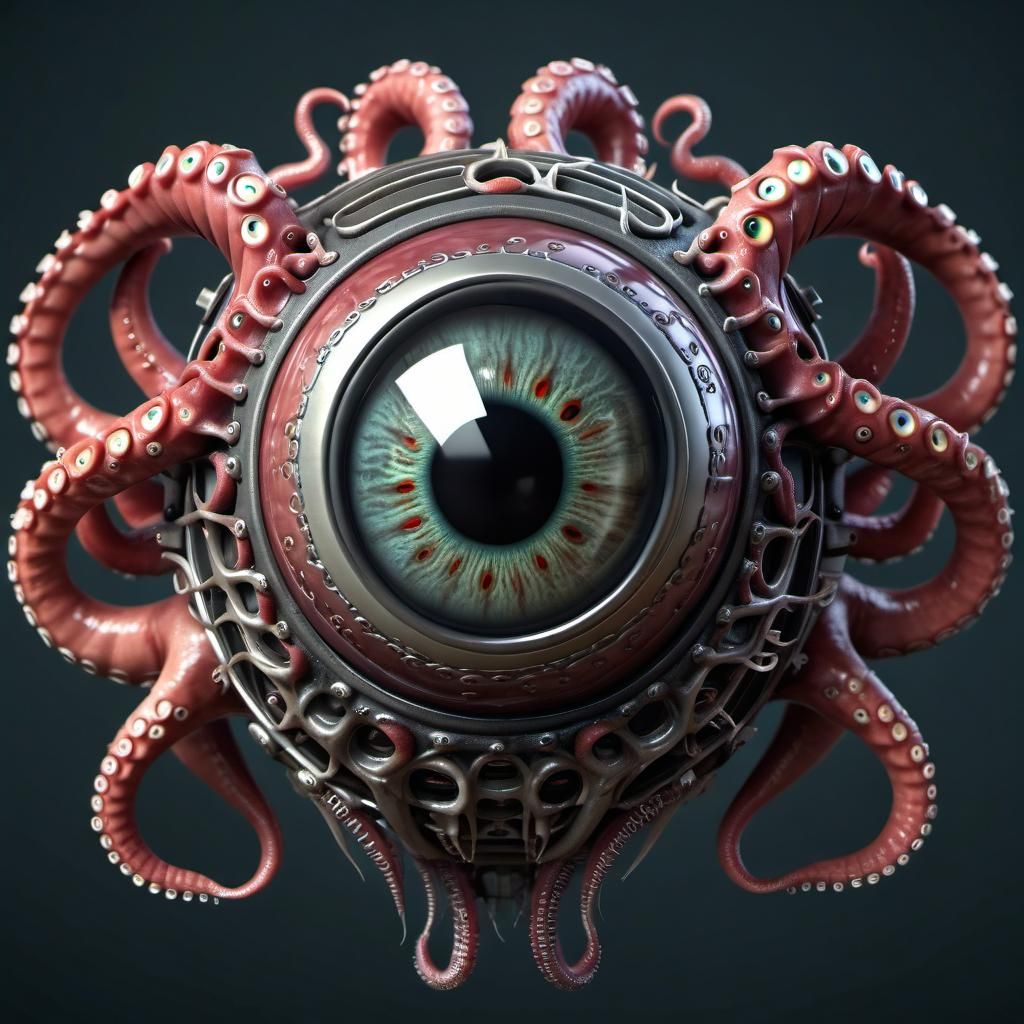 Biomechanical evil eyeball