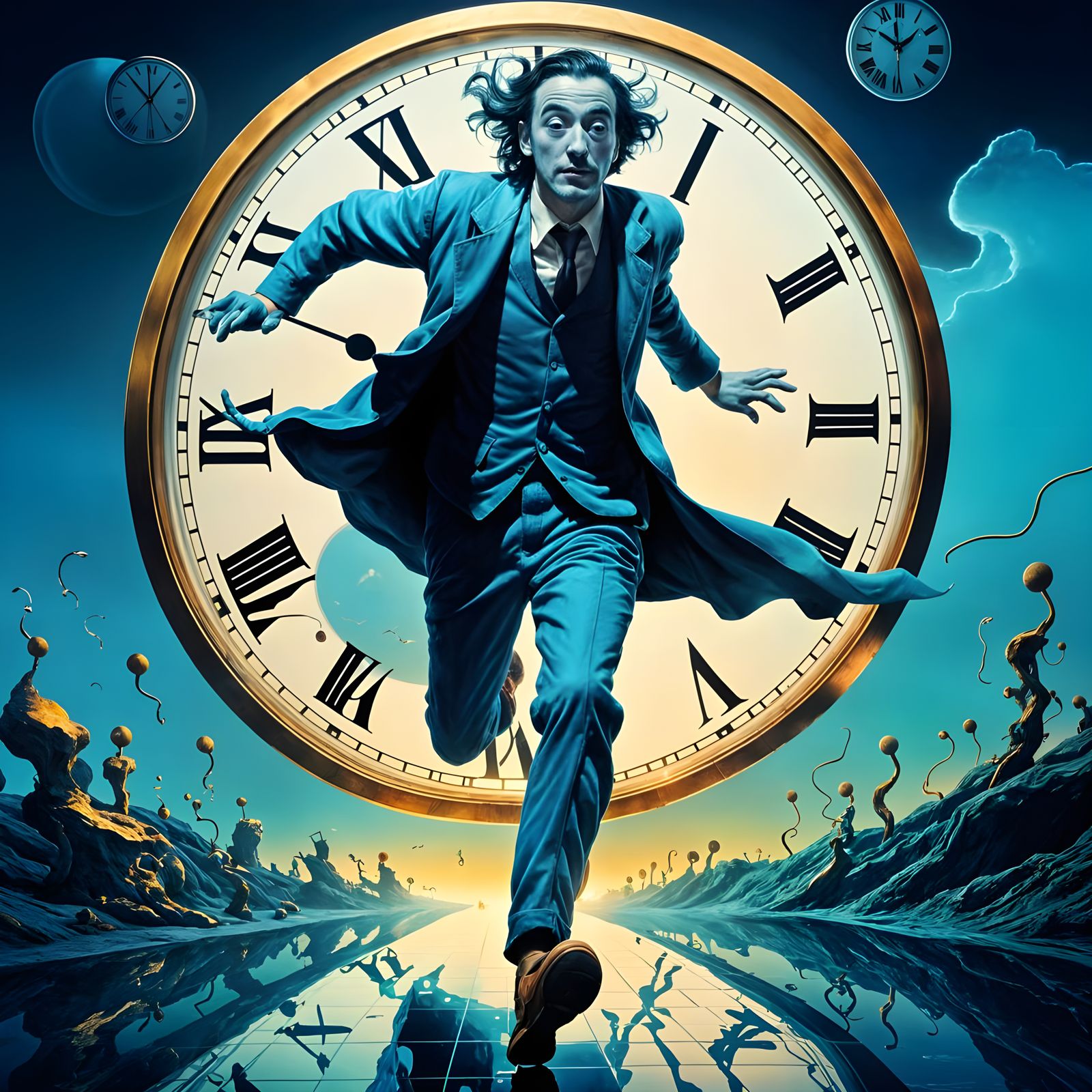 Abstract Hirngespinst: Life Punishes the Latecomer