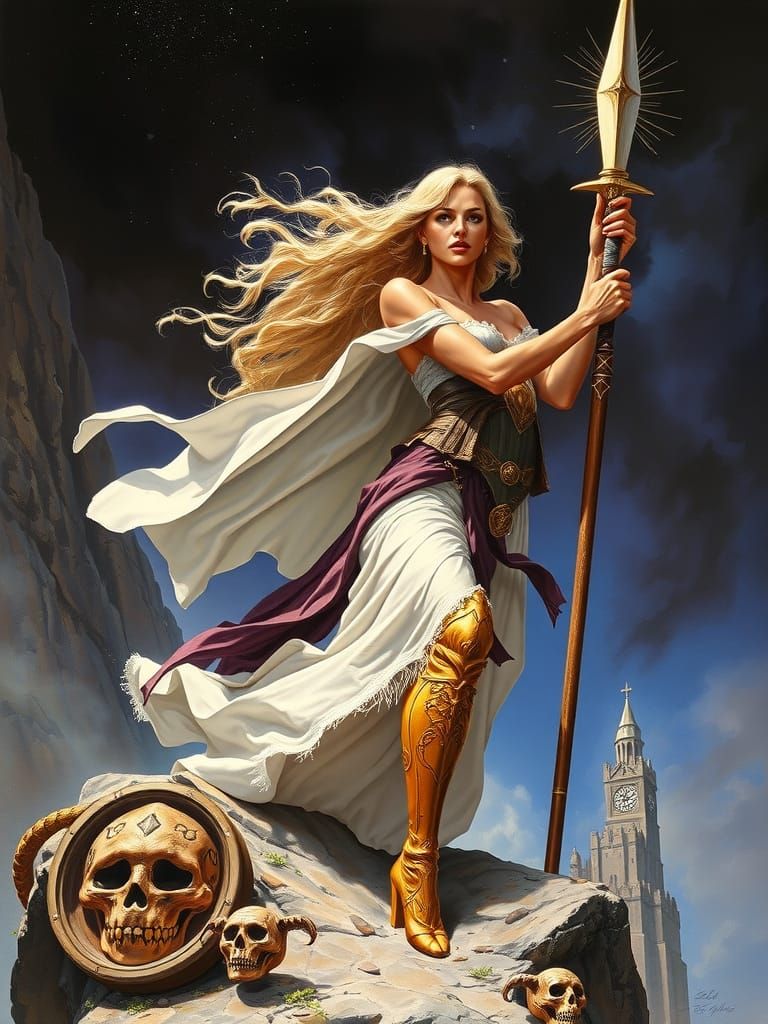 Sorceress in Mystical Quest