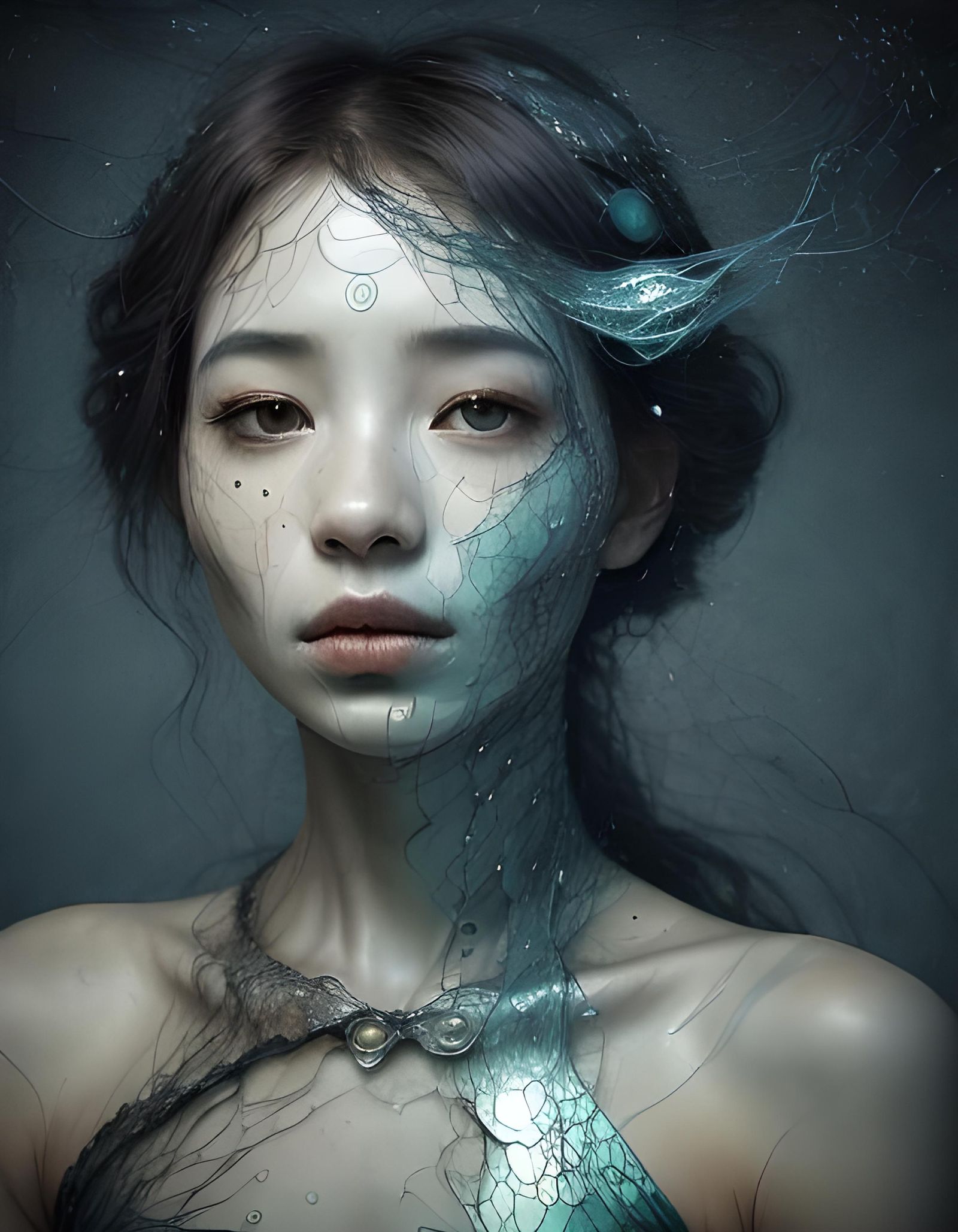 Androids Emerge from Fingerprint Texture