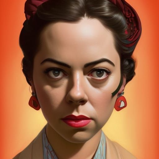 Aubrey Plaza in Murder Mystery, Wes Anderson Style