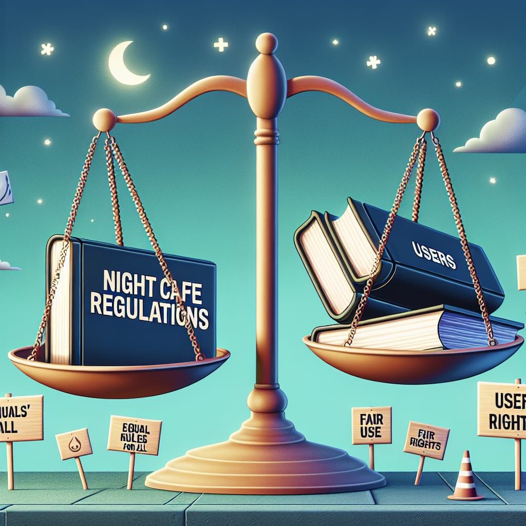Concept Art: Unbalanced Scale of Rights and Regulations