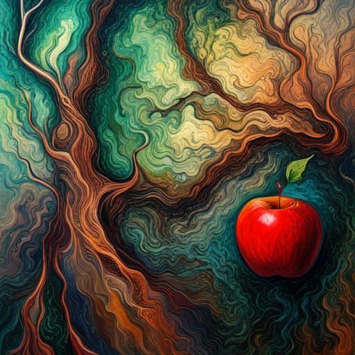 the poisonous apple that adam & eve ate