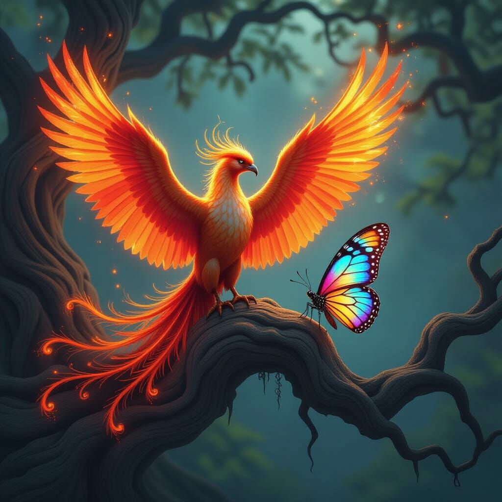 Phoenix and Butterfly: Fire Meets Ice