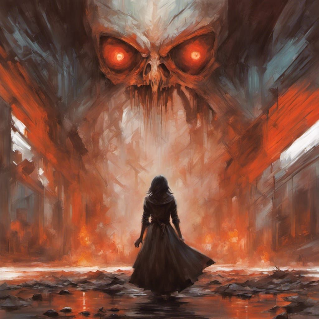 Sinister Memory in Gothic Horror Style