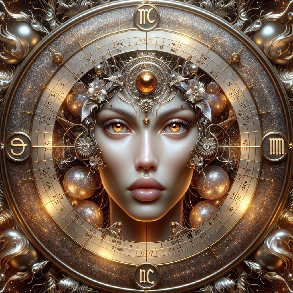 Clock Of The Zodiac Signs