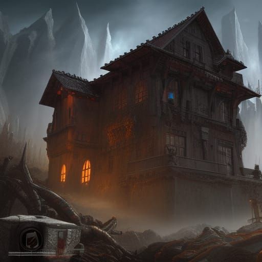 Vampire in a Modern War Bunker