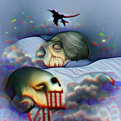 Abstract AI Image Generated From Empty Prompt