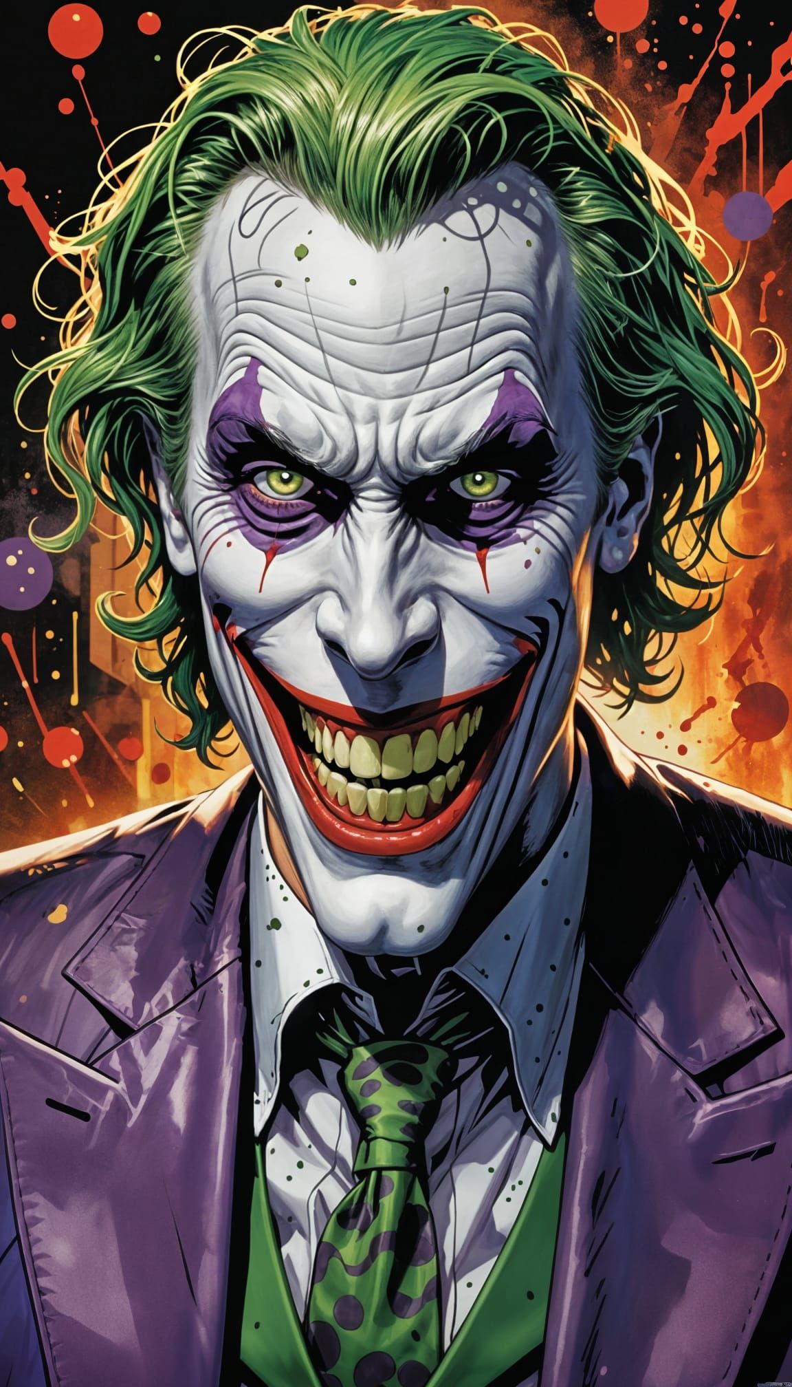 The Joker as Comic Book Art