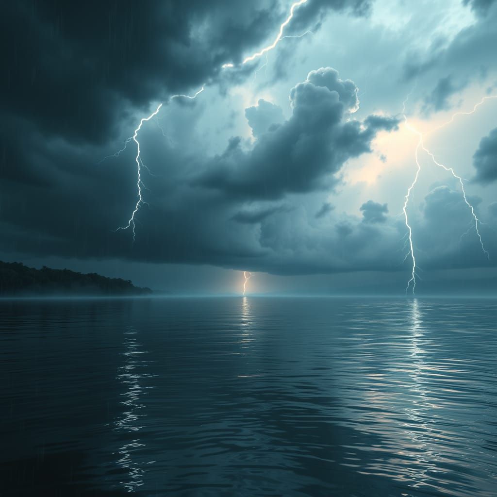 Amazon River Stormscape in Unreal Engine 5 Style