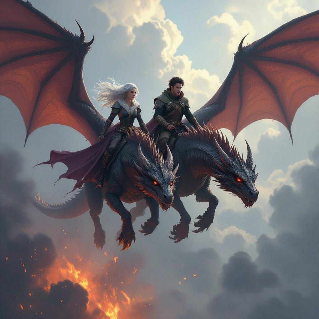 Dragon Riders Soar into Battle in High-Fantasy Style