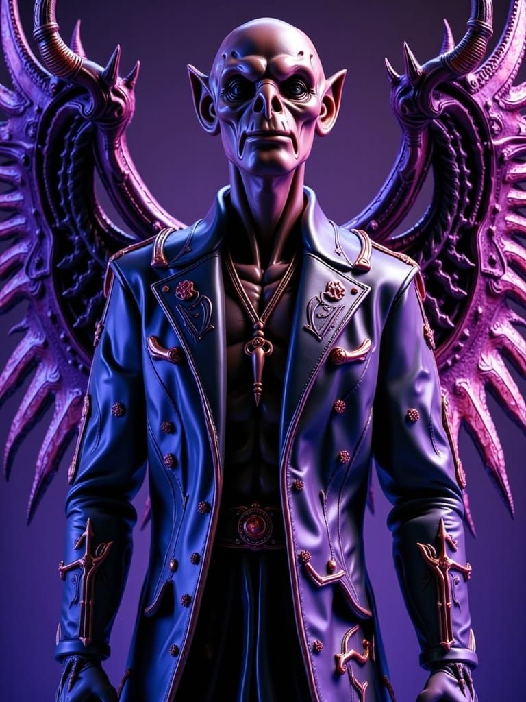 Ancient Shapeshifter in Intricate Leather Armor