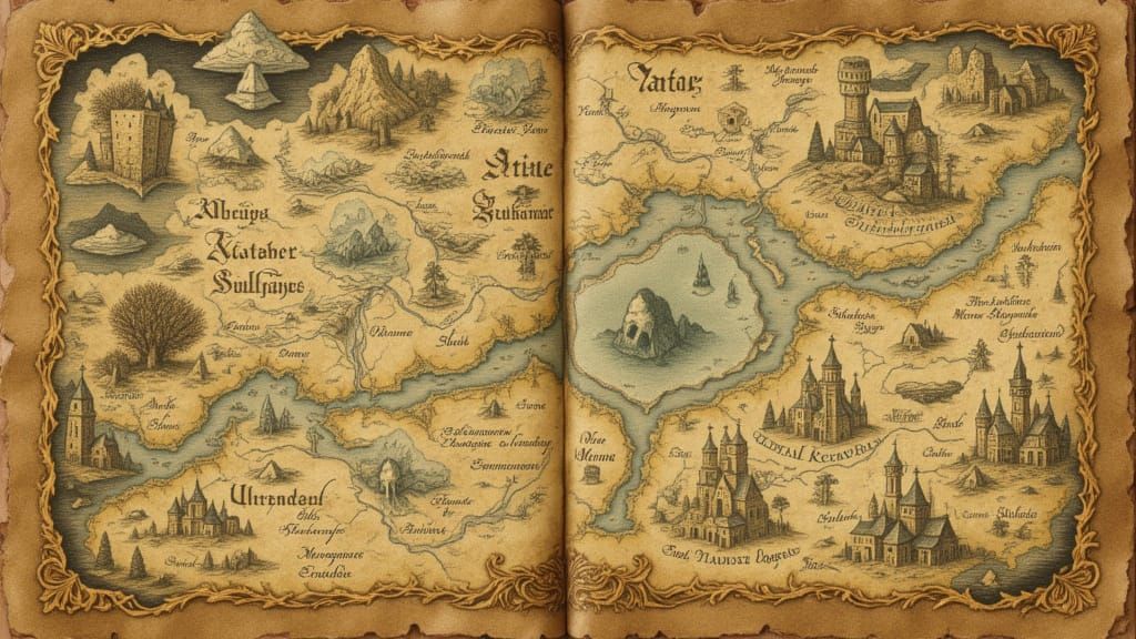 The Map Of Scallywag Valley