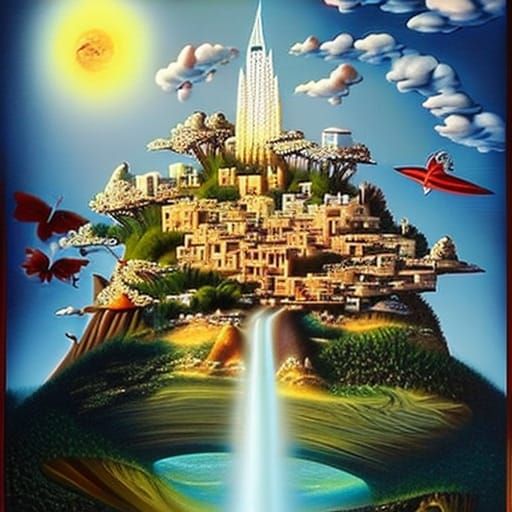 Surreal Dreamscape in 3D